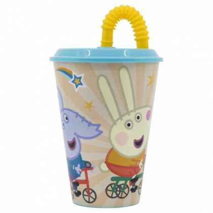 KUBEK ZE SŁOMKĄ ŚWINKA PEPPA