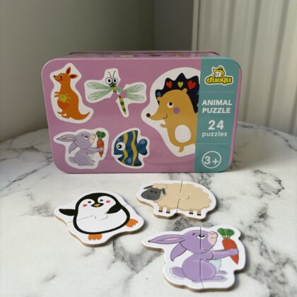 PUZZLE ZWIERZĘTA 24 ELEMENTY